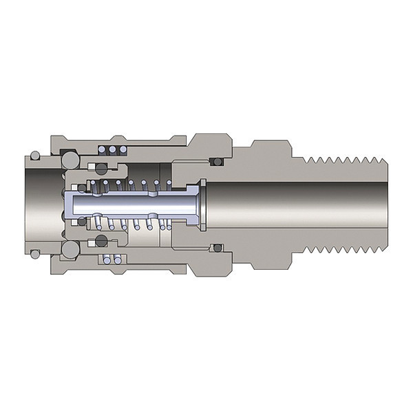 Dixon P-Series Thor MaleNPT, 1", Coupler, 1/2", ST 4PM8