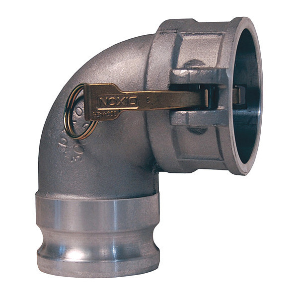 Dixon Cam/Groove 90 Adapter, Couplr Elbow, AL, 6" 600DA-90AL