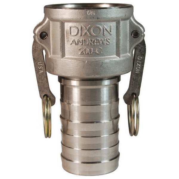 Dixon Cam/Groove Coupler x Hose, Shank, 3", SS 300-C-SS