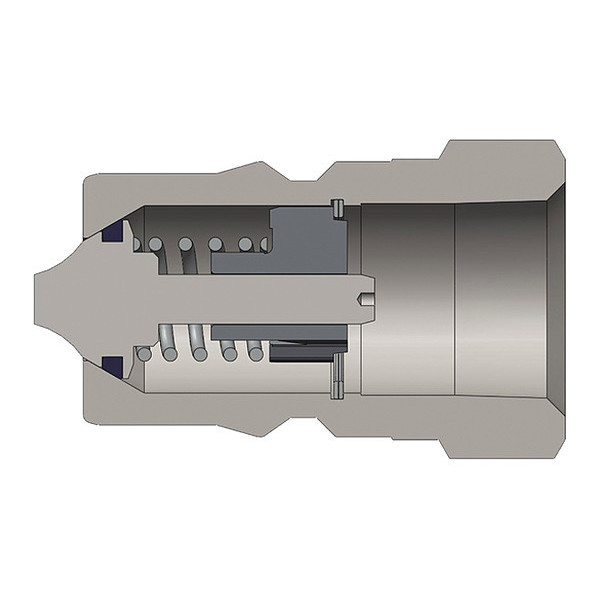 Dixon H-Series FNPT, 1/2", Plug, 1/2", BR H6F6-B