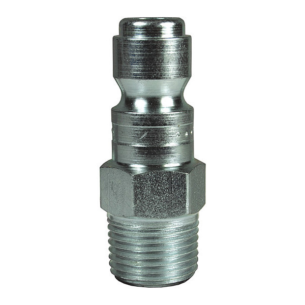Dixon Industrial Male Plug, Steel, 1/4" DCP21