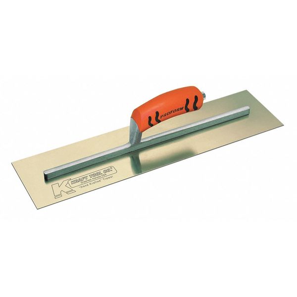 Kraft Tool Cement Trowel, Gold SS, 14x4.75", Pro-Form CF540PF