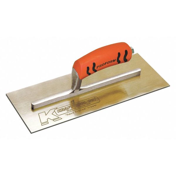 Kraft Tool Cement Trowel, Gold SS, 14x5", Pro-Form CF544PF