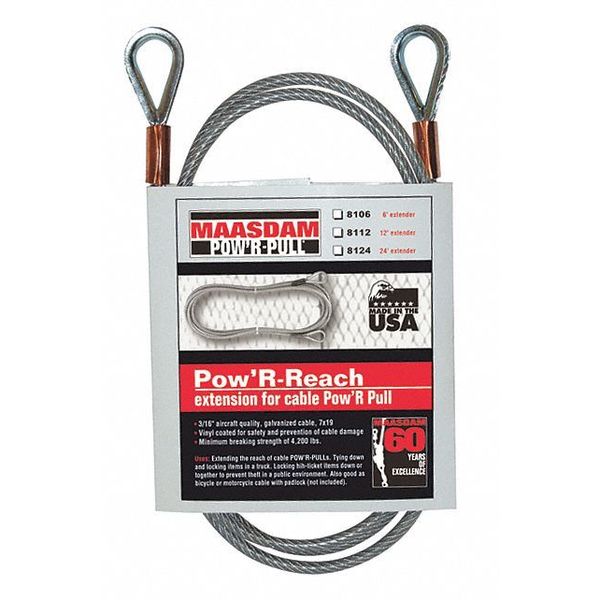 Maasdam Reach Cable Extender, 6 ft. 8106
