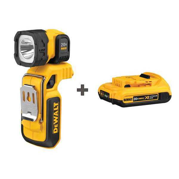 Dewalt Led Rechargeable Worklight Kit 175lm DCL044/DCB203