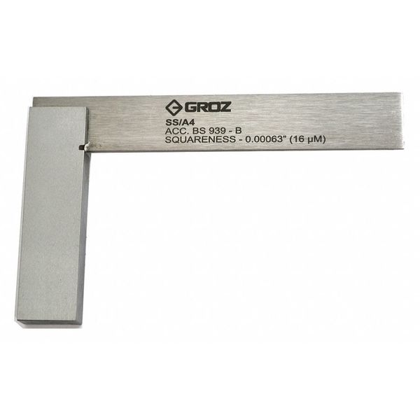 Groz Precision Steel Engineering, 4", Sq Blade 1002