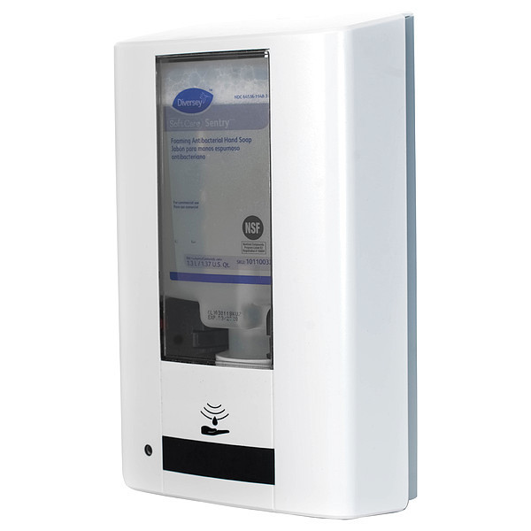 Diversey Hand Soap Dispenser, Hybrid, White, PK6 D6205568