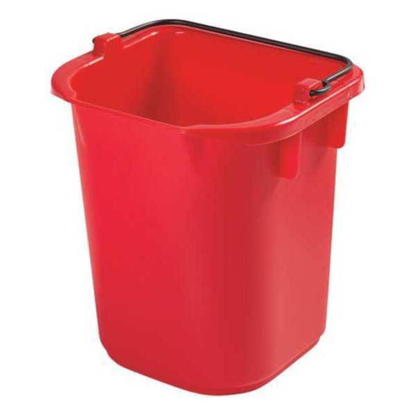 Rubbermaid Commercial Disinfecting Pail, 5 qt, Red 1857375