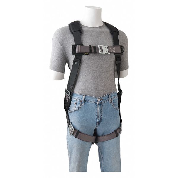 Gemtor Full Body Harness, Vest Style, XL 972H-4