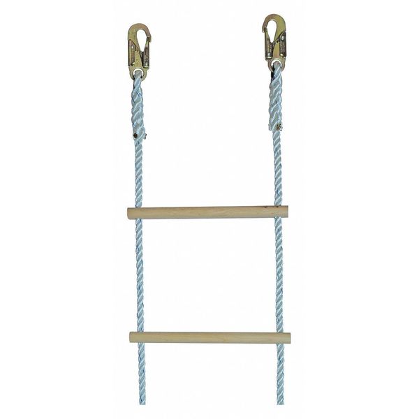 Gemtor Ladder, Nylon Rope, 5155 Hooks, 20ft. 322-20S