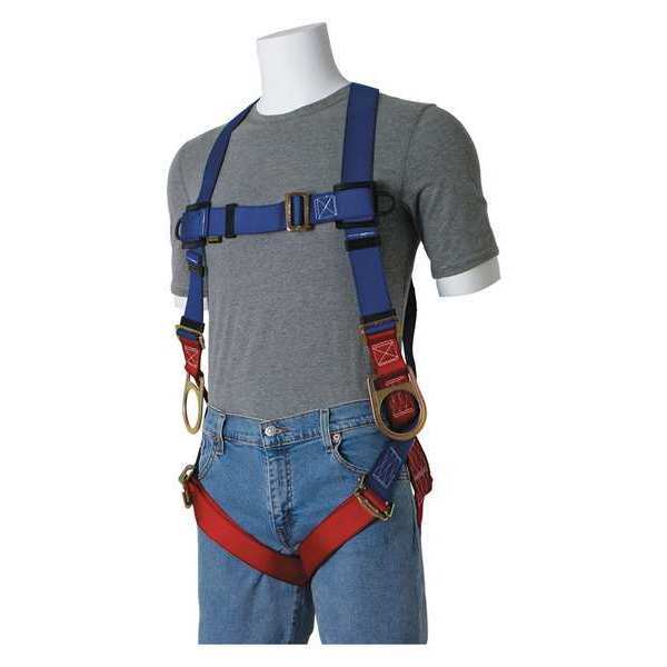 Gemtor Full Body Harness, Vest Style, XL 932H-4