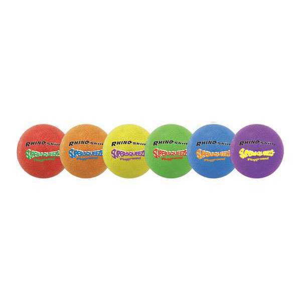 Champion Sports Rhino Skin Spr Sq Plygrnd Ball, Cls, PK6 SQPGSET