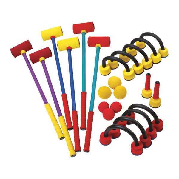 Champion Sports Foam Croquet Set, 6 Colors, Carrying Case FCRSET