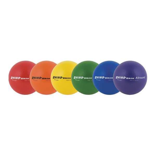 Champion Sports Rhino Skin All Around Bounce Ball, 7", PK6 RS7SET