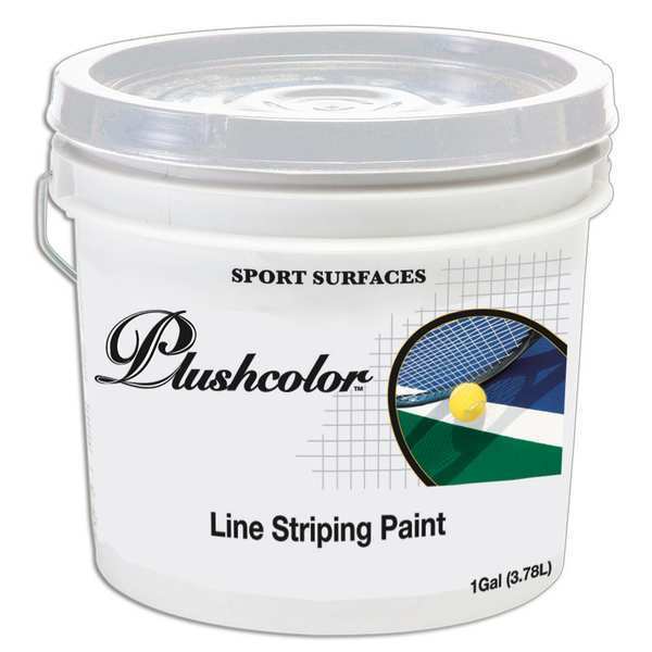 Plush White Tennis Striping Paint, 1 gal. 3250