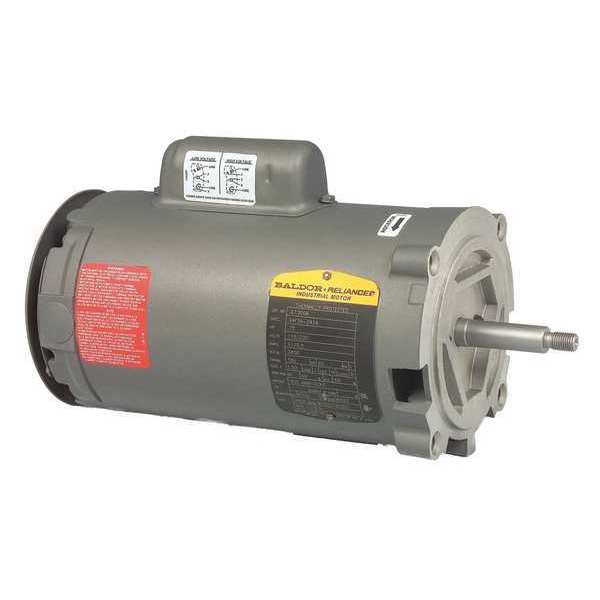 Baldor-Reliance Motor, 2HP, 3450rpm, 1PH, 60Hz, 56J, Open JL1317A