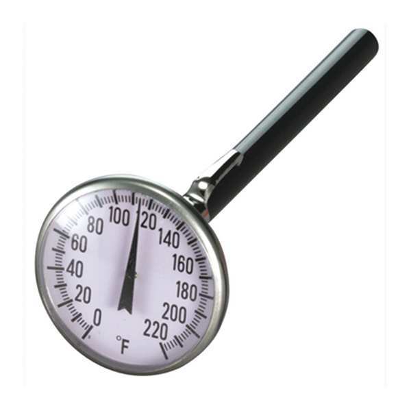 Mastercool Analog Dial Pocket Thermometer, 0 Degrees to 220 Degrees F 91120