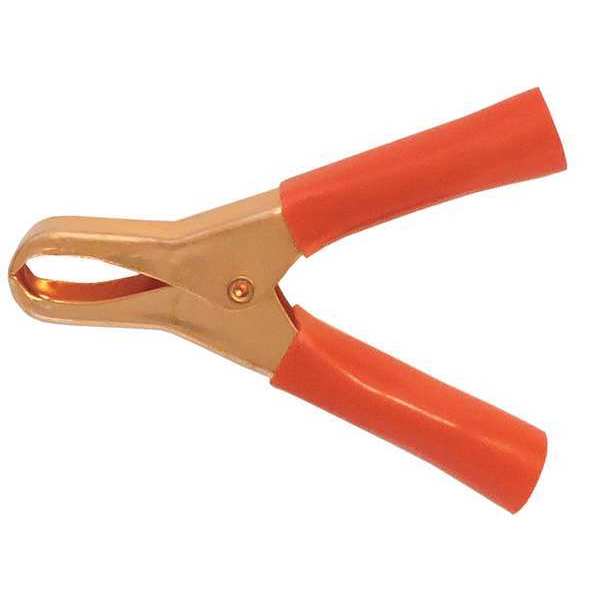 Test Products Intl Terminal Clamp, Narrow Red Solid Copper BC6TRC