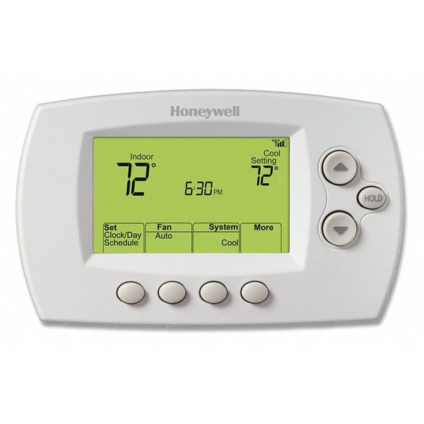 Honeywell Home WiFi Thermostat, Wall Mount, Hardwired, 24VAC RTH6580WF1001/W1