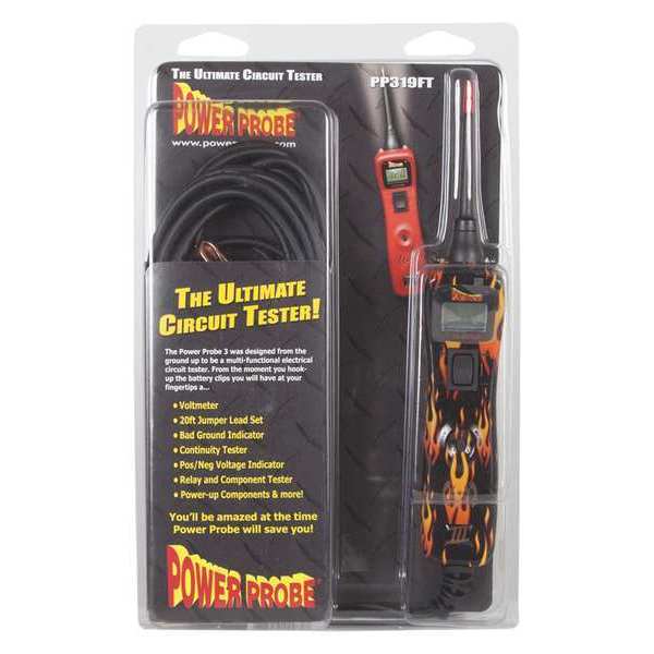 Power Probe Circuit Tester, Clam Shell, Fire PP3CSFIRE