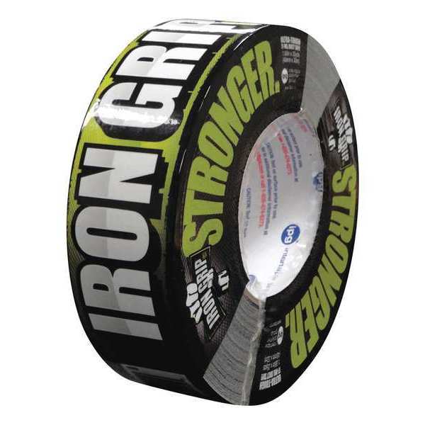 Iron Grip Tape, Polyeth Coated, Black, 48mmx32M, PK12 AC617