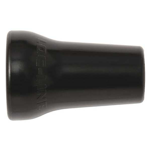 Loc-Line Round Nozzle, Black, 1/2", PK50 59863-BLK