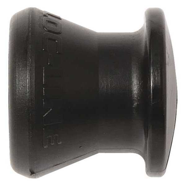 Loc-Line End Cap, Black, 1/4", PK20 49447-BLK