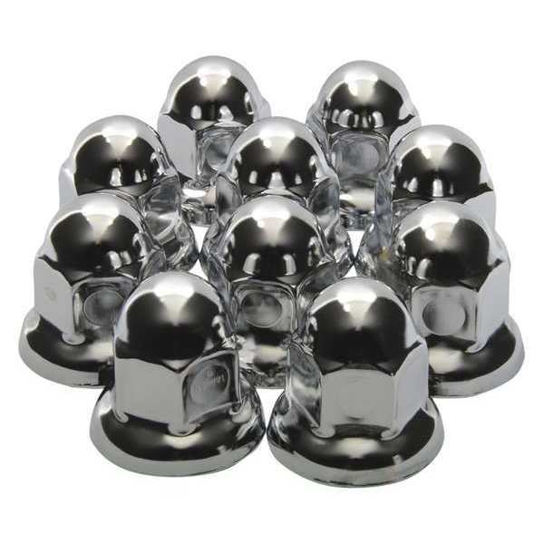 Roadpro Flanged Chrome Plated Lug Nut Cover, 33mm RP-33MM