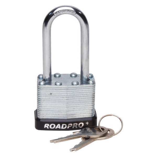 Roadpro Laminated Steel Padlock, w/Bumper, 40mm RPLS-40L