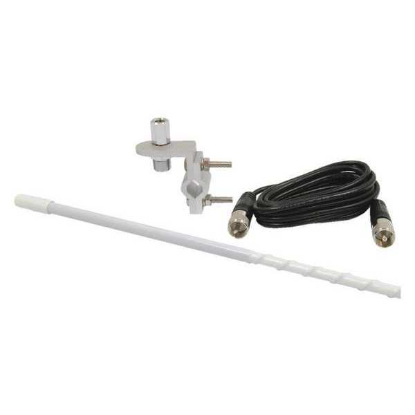 Roadpro Mirror Mount Fiberglass CB Antenna, 4ft. RP-84W