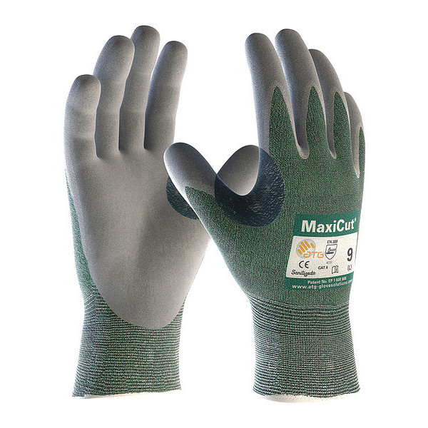 Pip Cut Resistant Coated Gloves, A2 Cut Level, Nitrile, 3XL, 12PK 18-570/XXXL