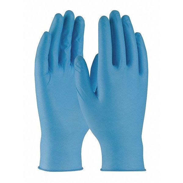 Pip Ambi-dex Super 8, Disposable Gloves, 0.2mm Palm, Nitrile, Powder-Free, S, 50 PK, Blue 63-338PF/S