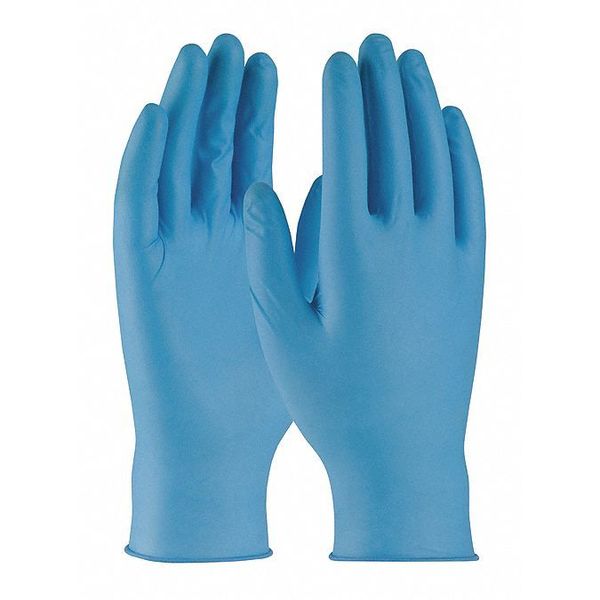 Pip Ambi-dex Super 8, Disposable Gloves, 0.2mm Palm, Nitrile, Powder-Free, XL, 50 PK, Blue 63-338PF/XL