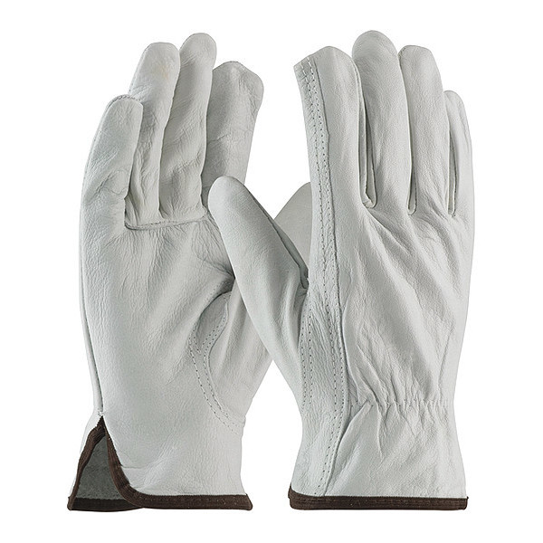Pip Unlined Leather Drivers Gloves, L, PK12 68-162/L | Zoro