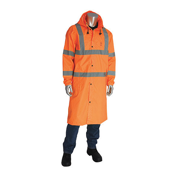 Pip Hi-Viz Rain Coat, Org, XL 353-1048-OR/XL
