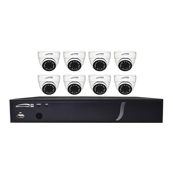 Speco Technologies Video Surveillance Kit, 2TBDvr, 8 Cameras ZIPX8T1