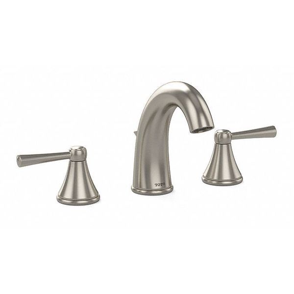 Toto 7-5/8"W x 18-1/8"L x 6-1/16"H Brass Utility Sink Faucet TL210DD12#BN