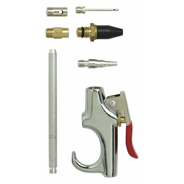 Campbell Hausfeld Pneumatic Kit Blow Gun, 7pcs. MP514100AV