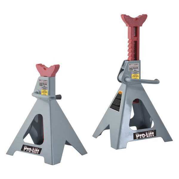 Pro-Lift Jack Stands, Stamped, 6 tons T-6906