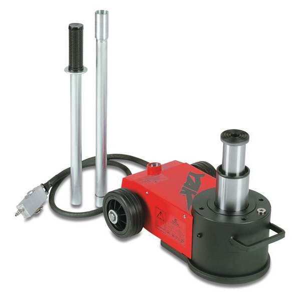 Esco/Equipment Supply Co Air/Hydraulic Jack, 2 Stage, 44/22 tons, Length: 19.7" 92005