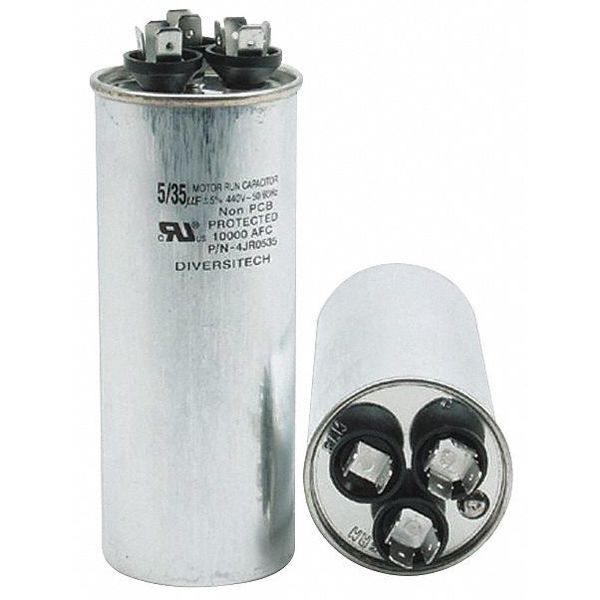 Diversitech Motor Run Capacitor, 440V, Round 4JR0530