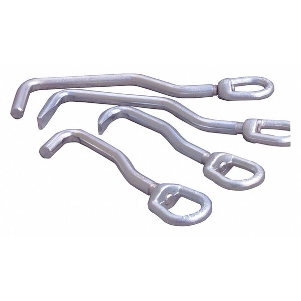 Mo-Clamp Sheet Metal Hook Set, 4 pcs. 3100