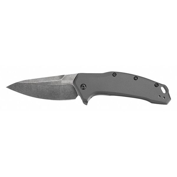 Kershaw Folding Knife, Aluminum, Gray 1776GRYBW