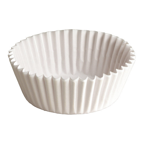 Hoffmaster Fluted Bake Cup, 4", White, PK500 610021