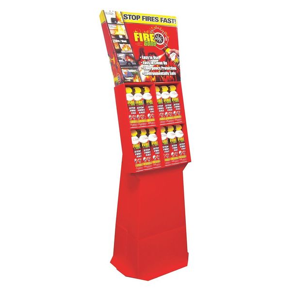 Fire Gone Floor Display, 24 Can FG24-247-102