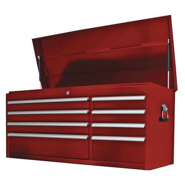 American Forge & Foundry 41" Double Bank Chest, 8-Drawers, Red 941