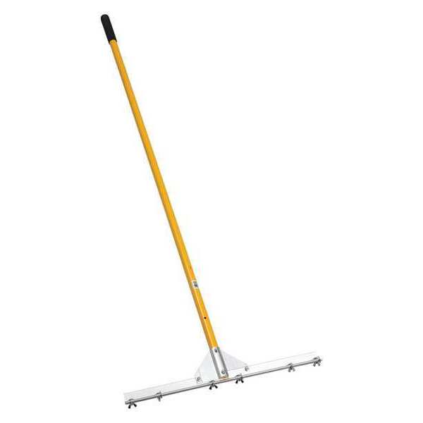 Midwest Rake Wire Gauge Rake, 24" L, 66" Yellow Handle 58624