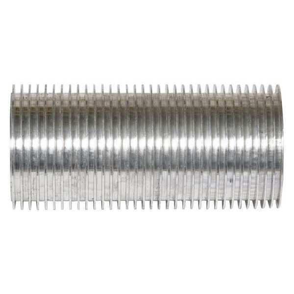Midwest Rake Replacement Sleeve, 4" Lx2" H, 1-1/2" I.D., Ribbed Roller Replacement Sleeve, 4" Rollers 48304