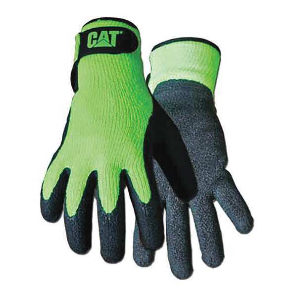 Cat Merchandise Nylon Coated Gloves, Palm Coverage, Black, PR CAT017417J
