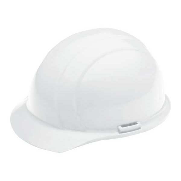 Erb Safety Safety Hat, 4-Point, Cap Style, White SAF19761W
